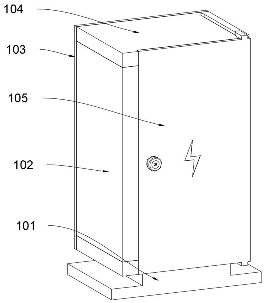 A smart street light control switch cabinet