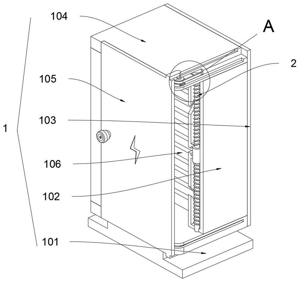 A smart street light control switch cabinet