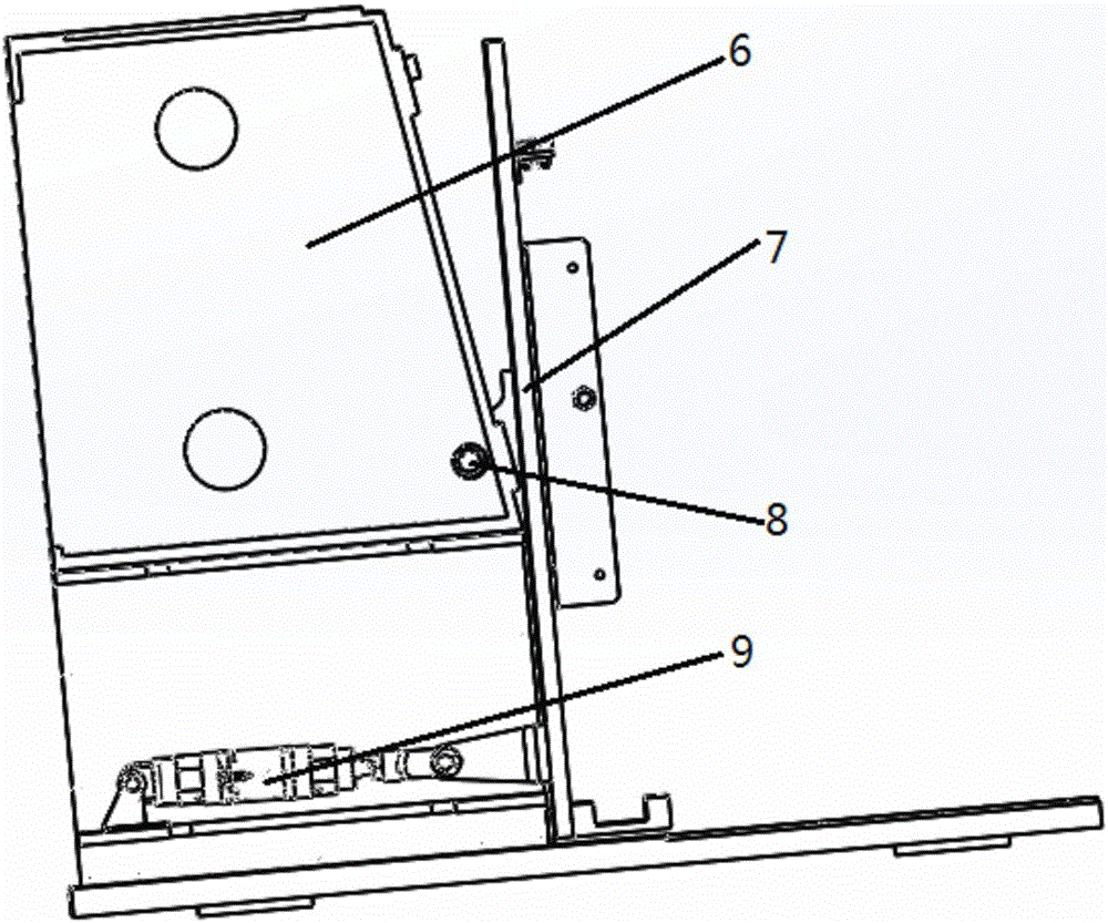 Automatic tube plate feeding device