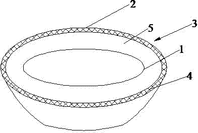 U-shaped ring for storage tank