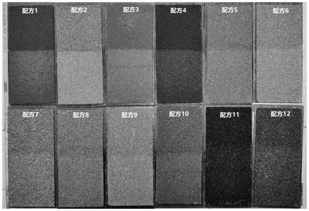 Method for testing water white resistance of real stone paint