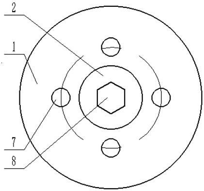 Handle-free type hidden slow-opening valve element