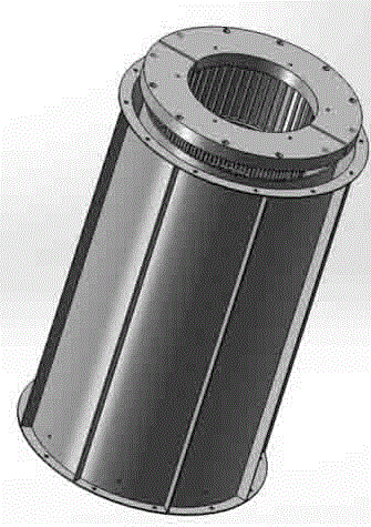 Low heat loss thermal field system of kyo raw furnace