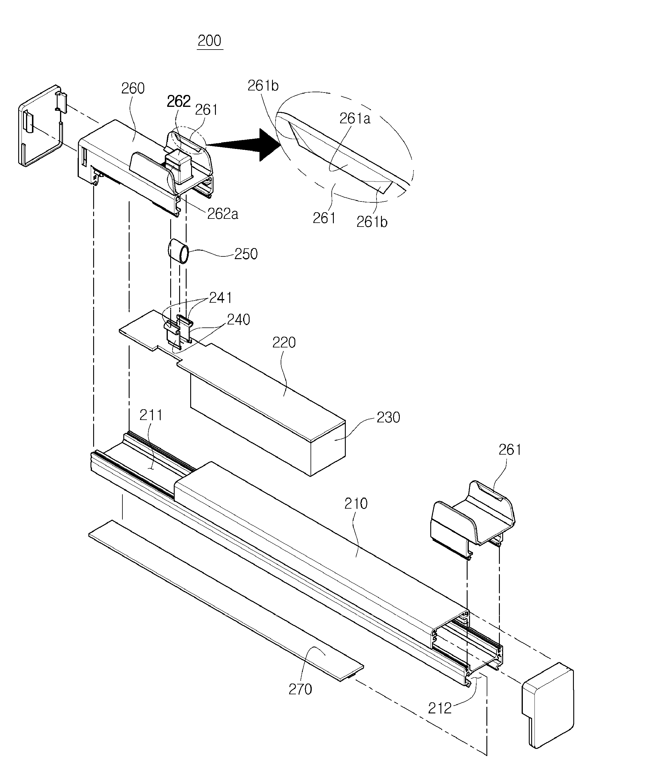 Bar-type lighting apparatus