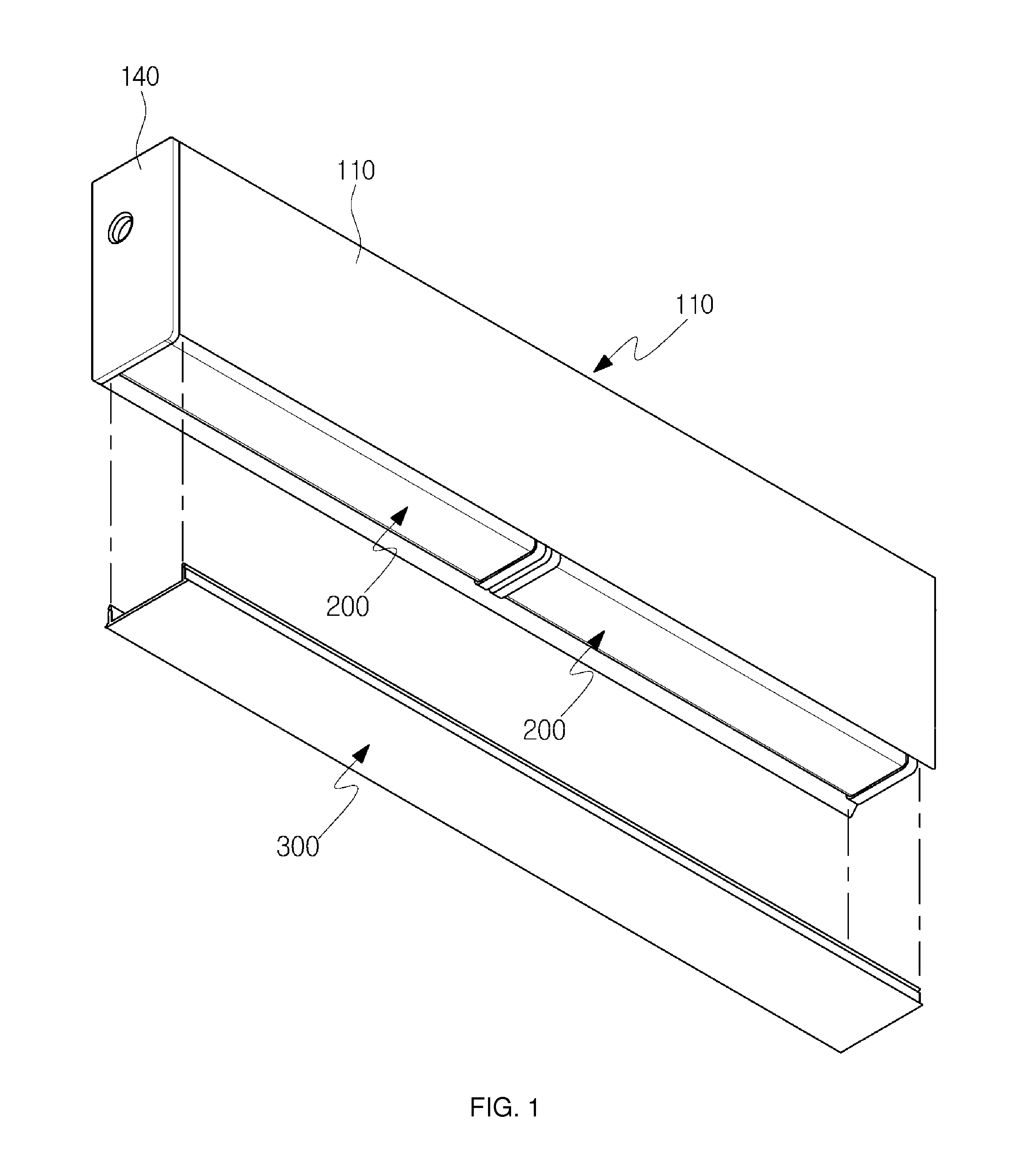 Bar-type lighting apparatus