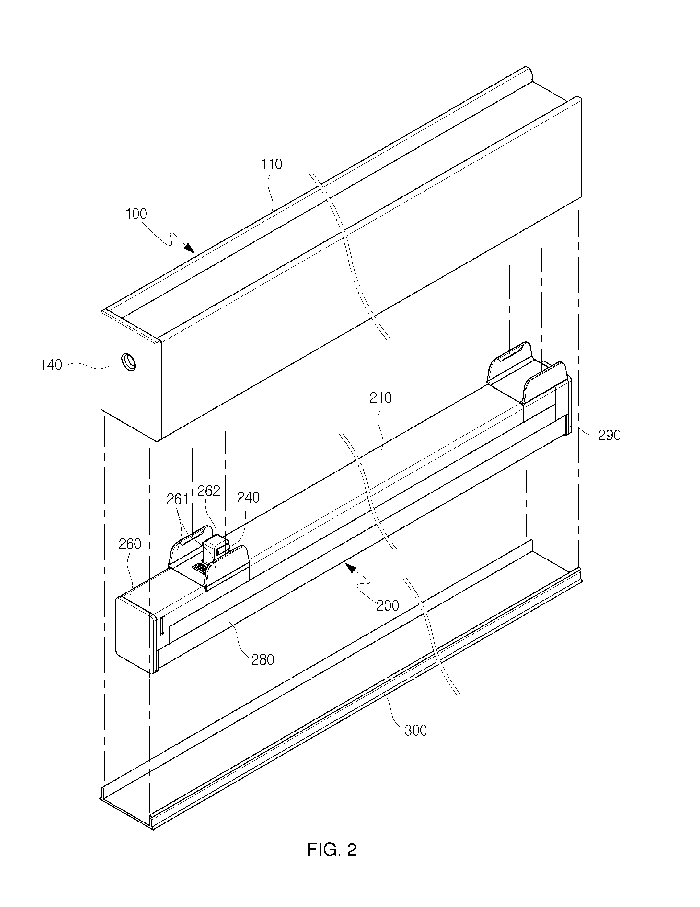 Bar-type lighting apparatus