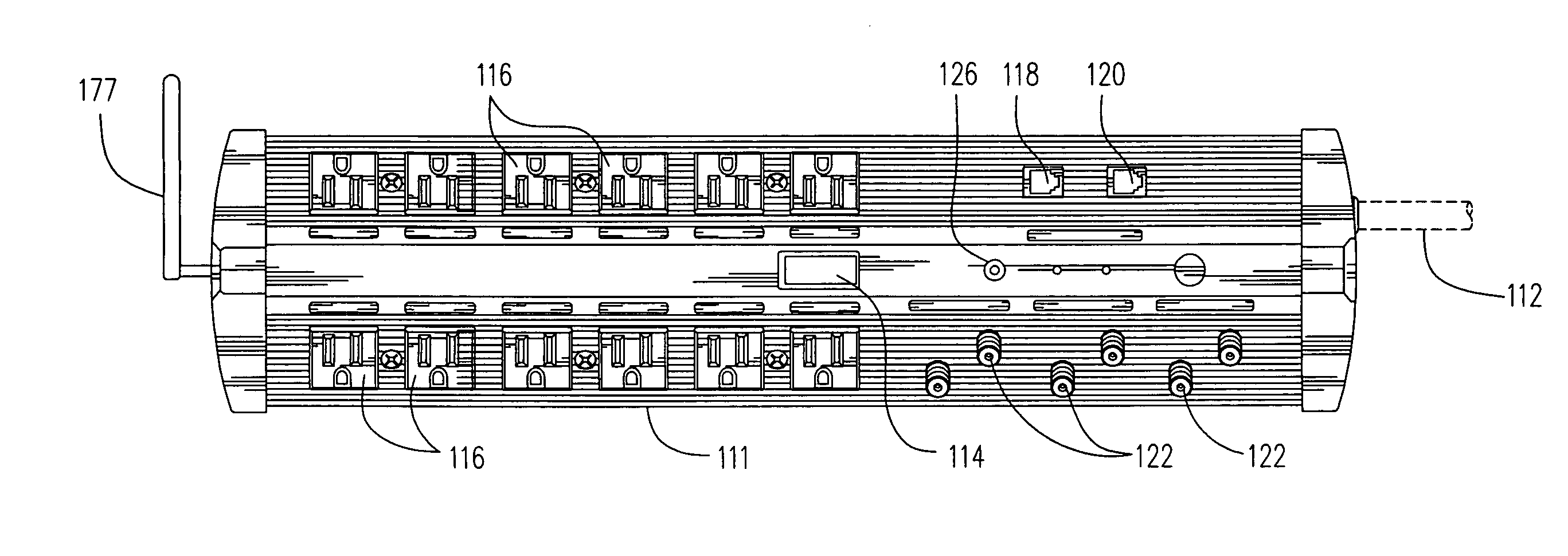 Alternating current power strip with network repeating and management