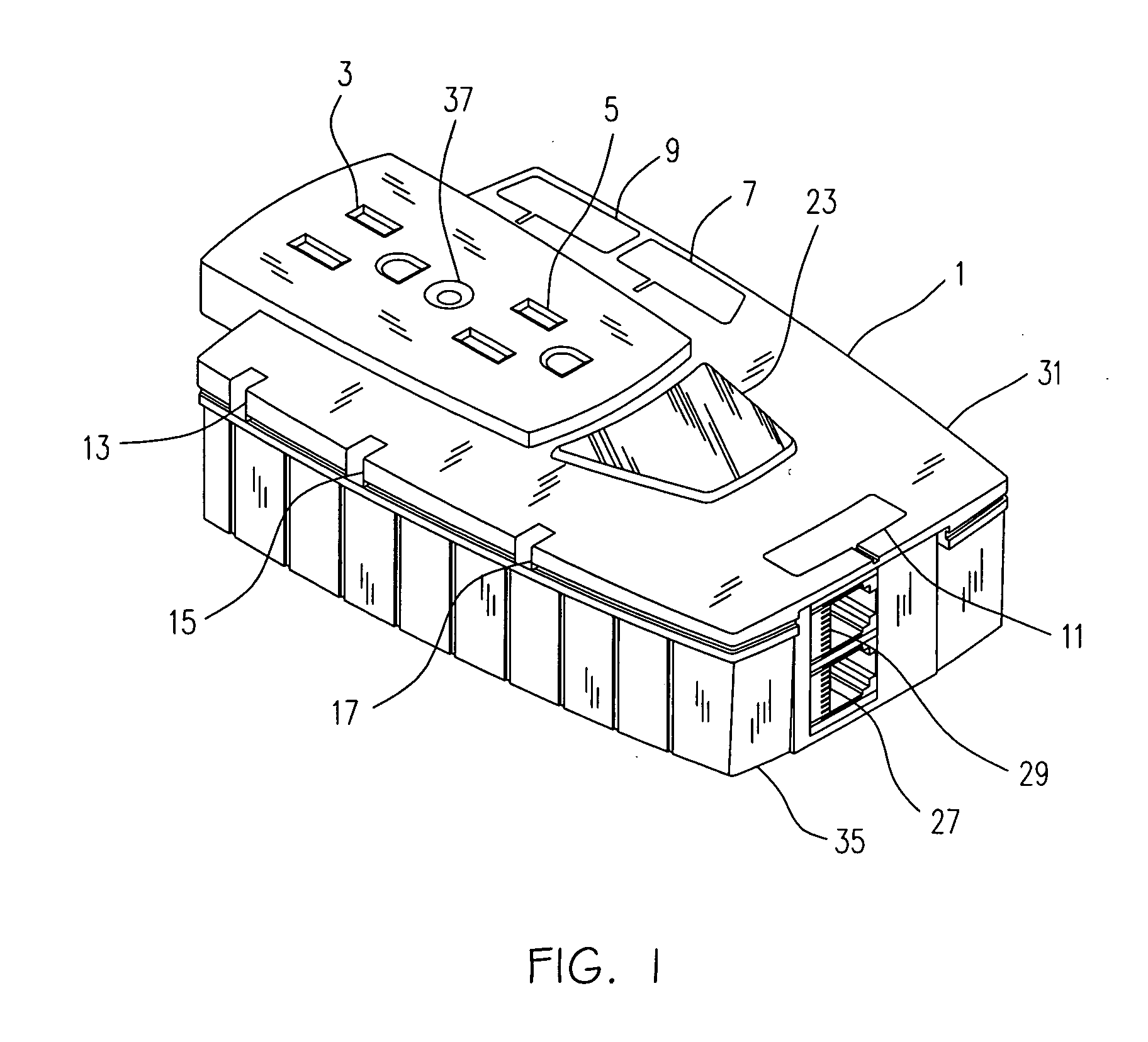 Alternating current power strip with network repeating and management