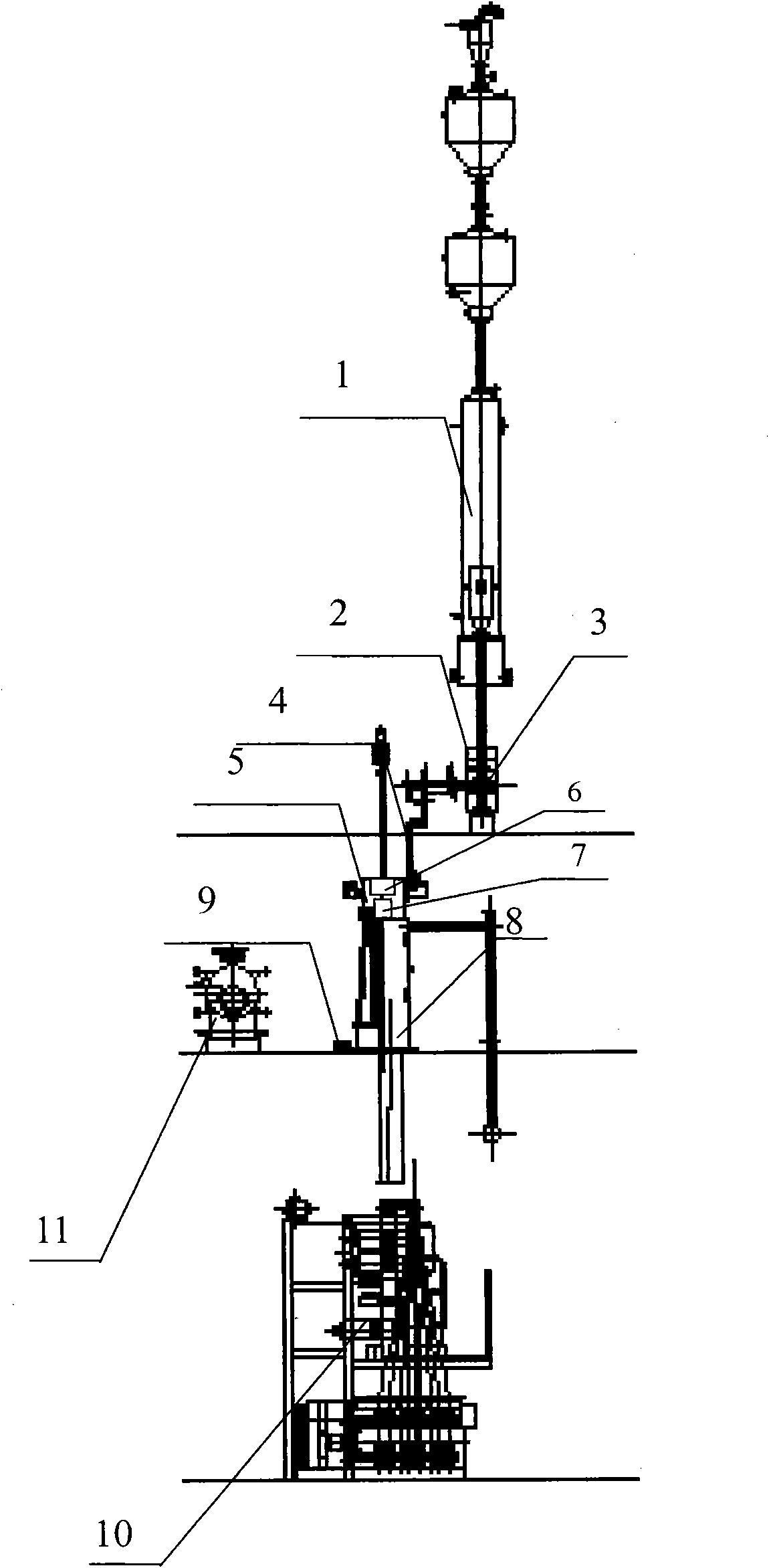 Fine denier nylon 66 full-draft fiber spinning production process