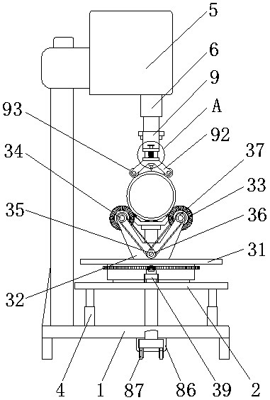 Automatic welding device for nanometer thin-wall pipe fitting