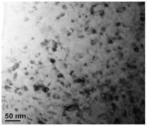 A metal nanomaterial with high strength linear elasticity in a wide temperature range and its preparation method and application