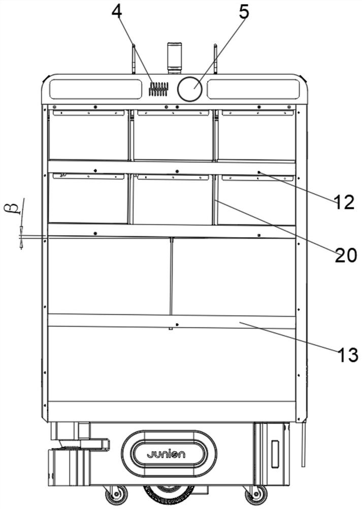 Laboratory automatic logistics system robot