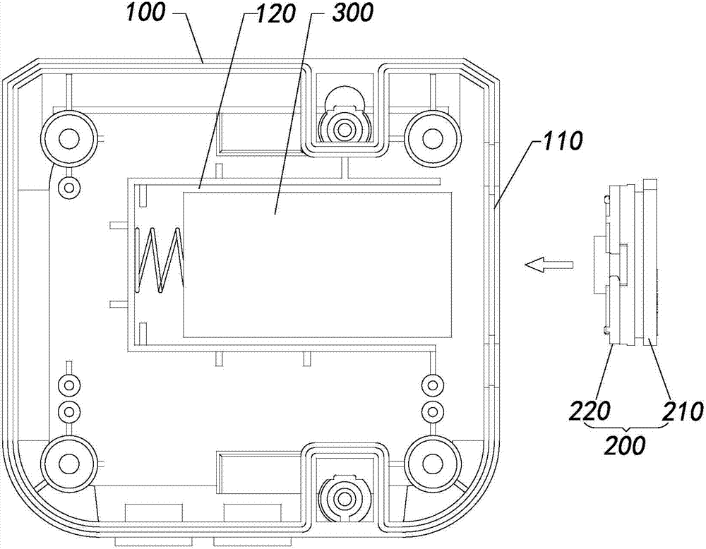 Knob-type anti-dismantling apparatus applied to metering system, metering device and metering system