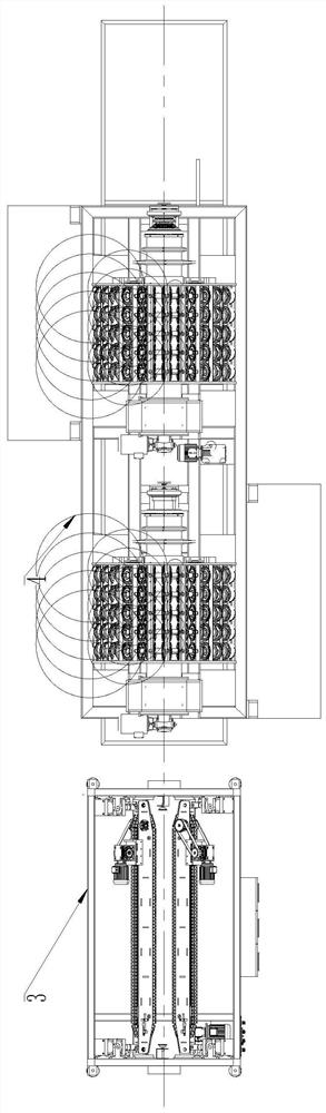 Production line of steel wire reinforced composite pipe