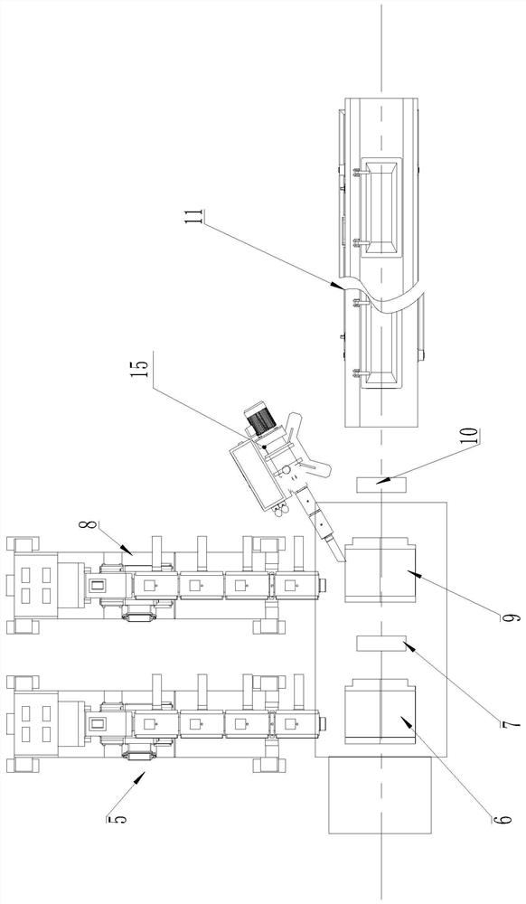 Production line of steel wire reinforced composite pipe