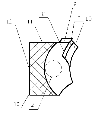 Entire circular type internal recycling reverser