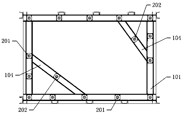 Pressing machine of piano sound board frame