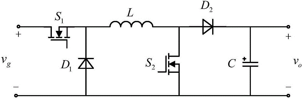 Wide-input direct current inverter topology and feedforward average current control method thereof