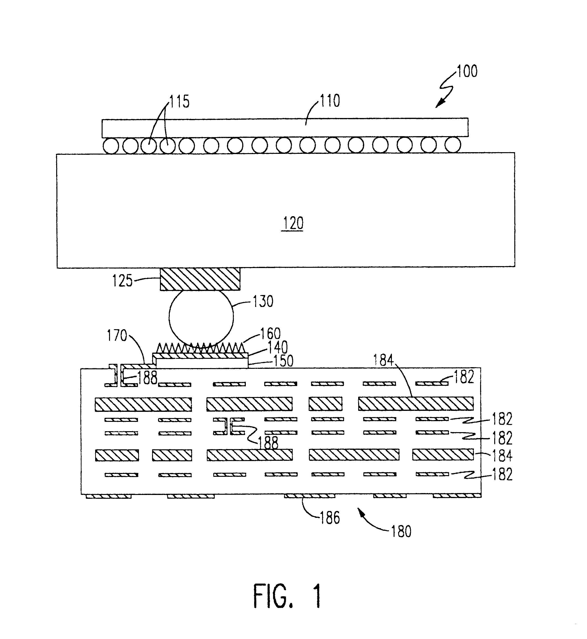 Circuit package having low modulus, conformal mounting pads