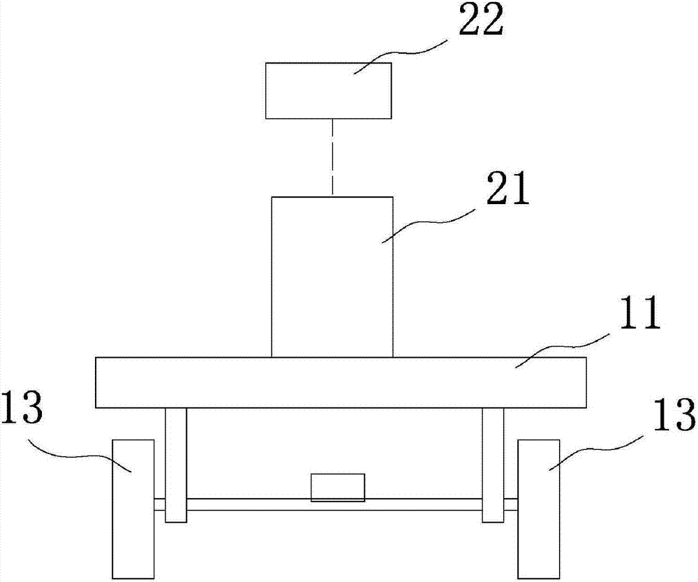 Knocking load applying device for knocking scan type bridge damage detecting