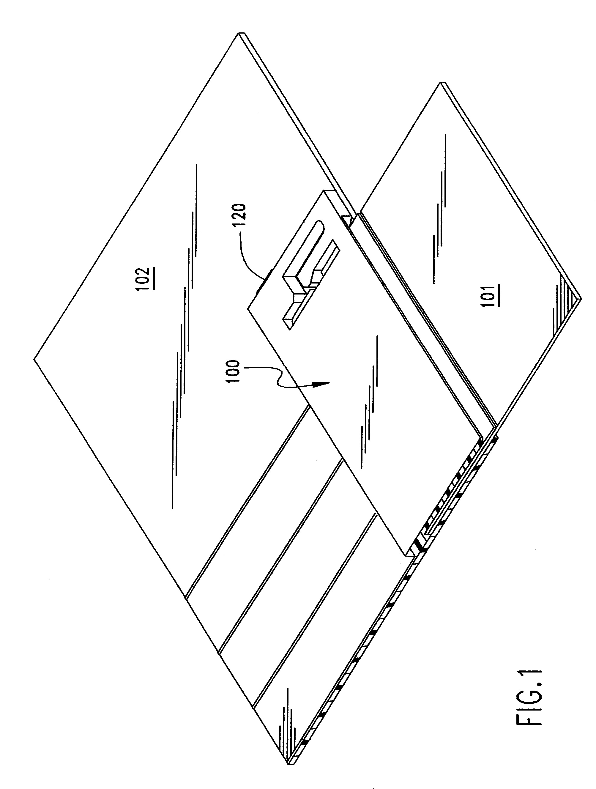 Capacitively coupled connector for flexible printed circuit applications