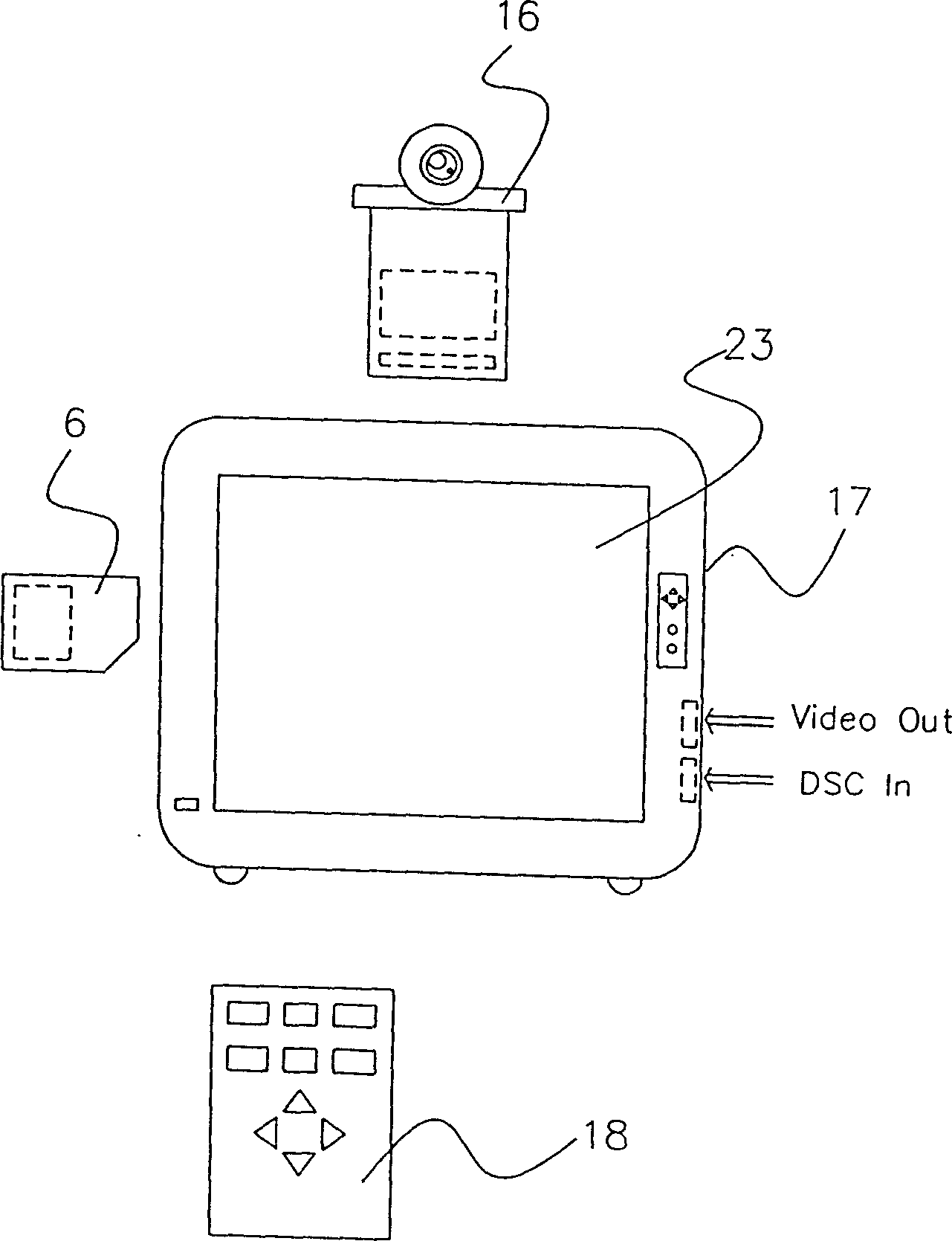 Image acquisition type electronic photograph frame