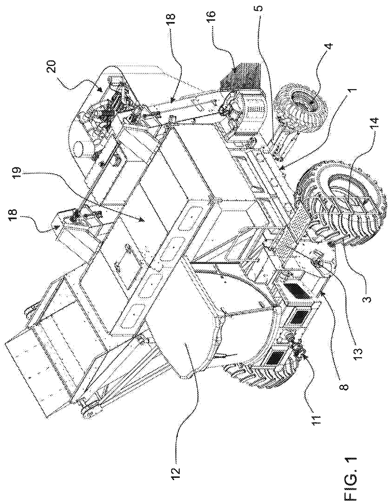 Agricultural motor vehicle