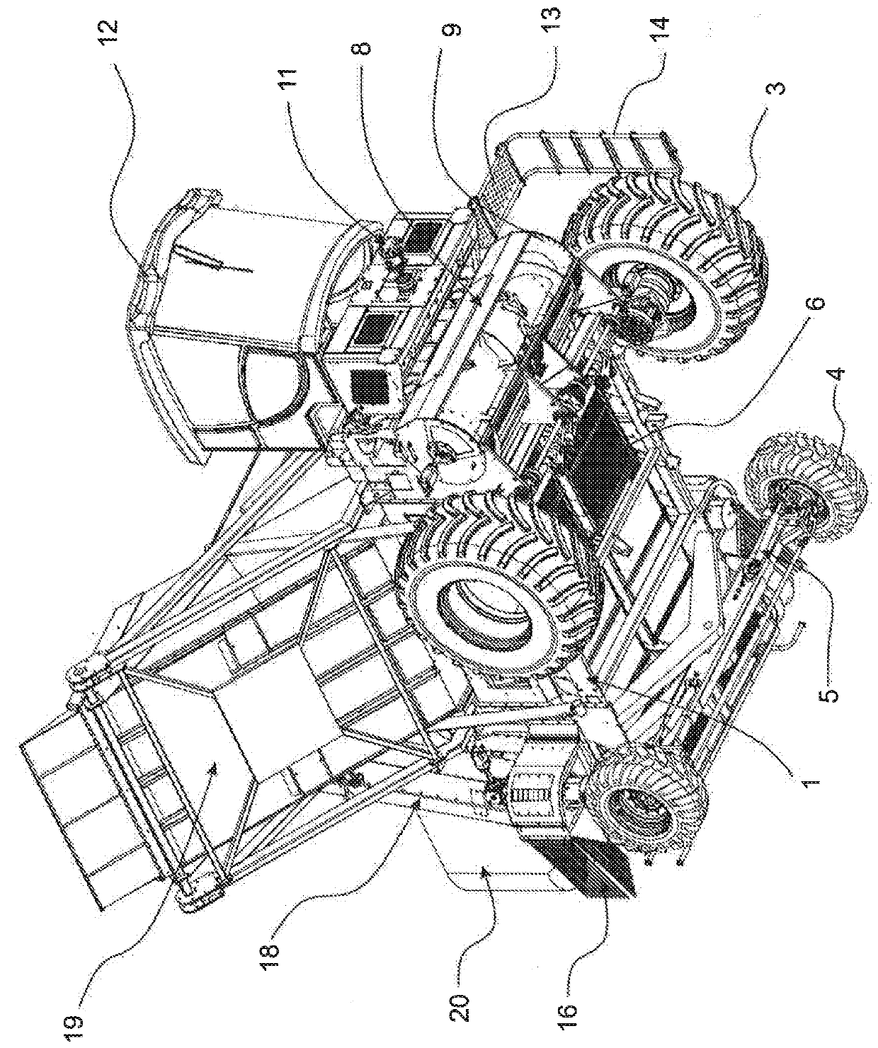 Agricultural motor vehicle