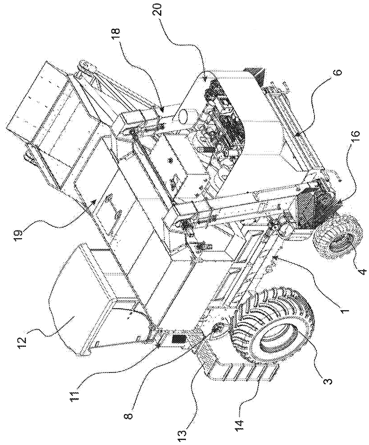 Agricultural motor vehicle