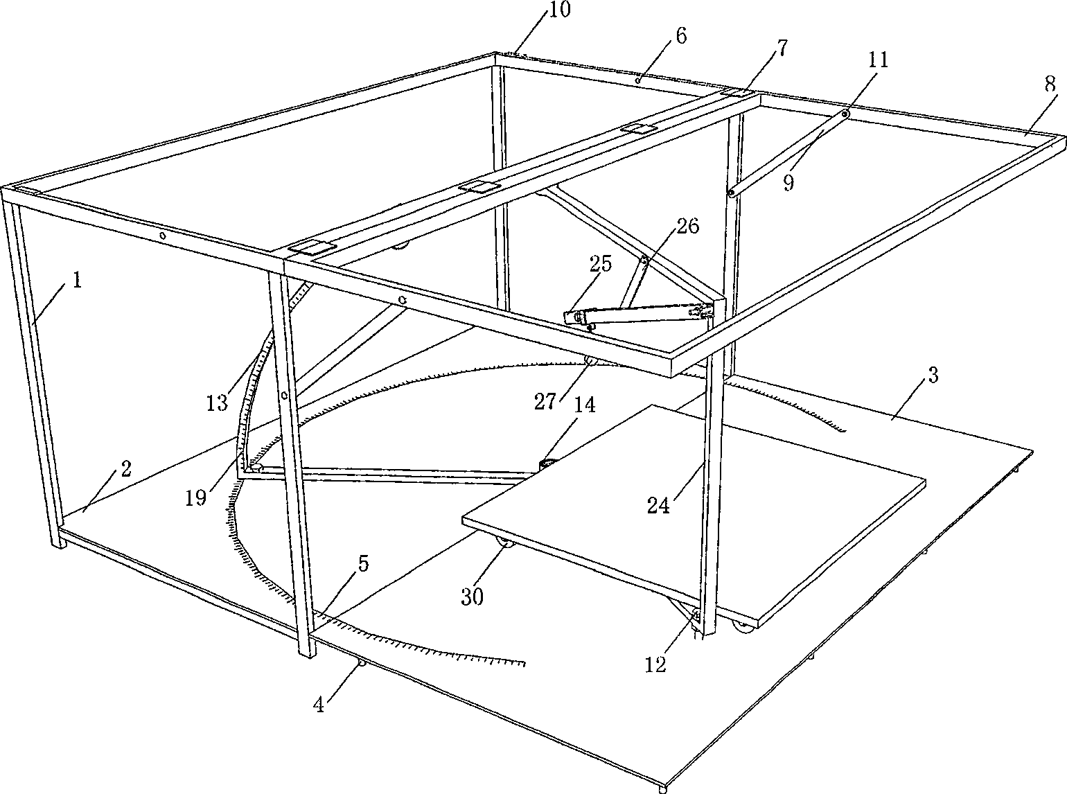 Assistant experiment teaching aid for space cognition and light environment simulation