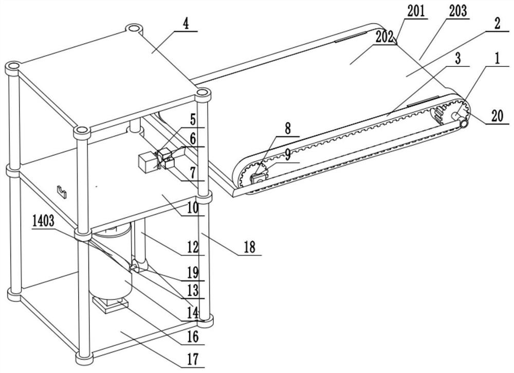 Double-synchronous direct-acting belt drive roller shutter type flapping-wing unmanned aerial vehicle