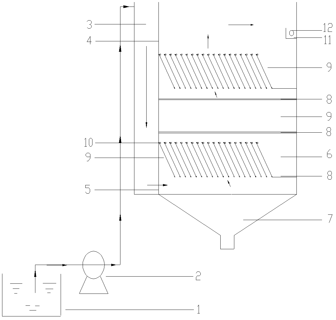 Inclined plate electroplate device for removing heavy metal from wastewater and manufacturing method of filter board