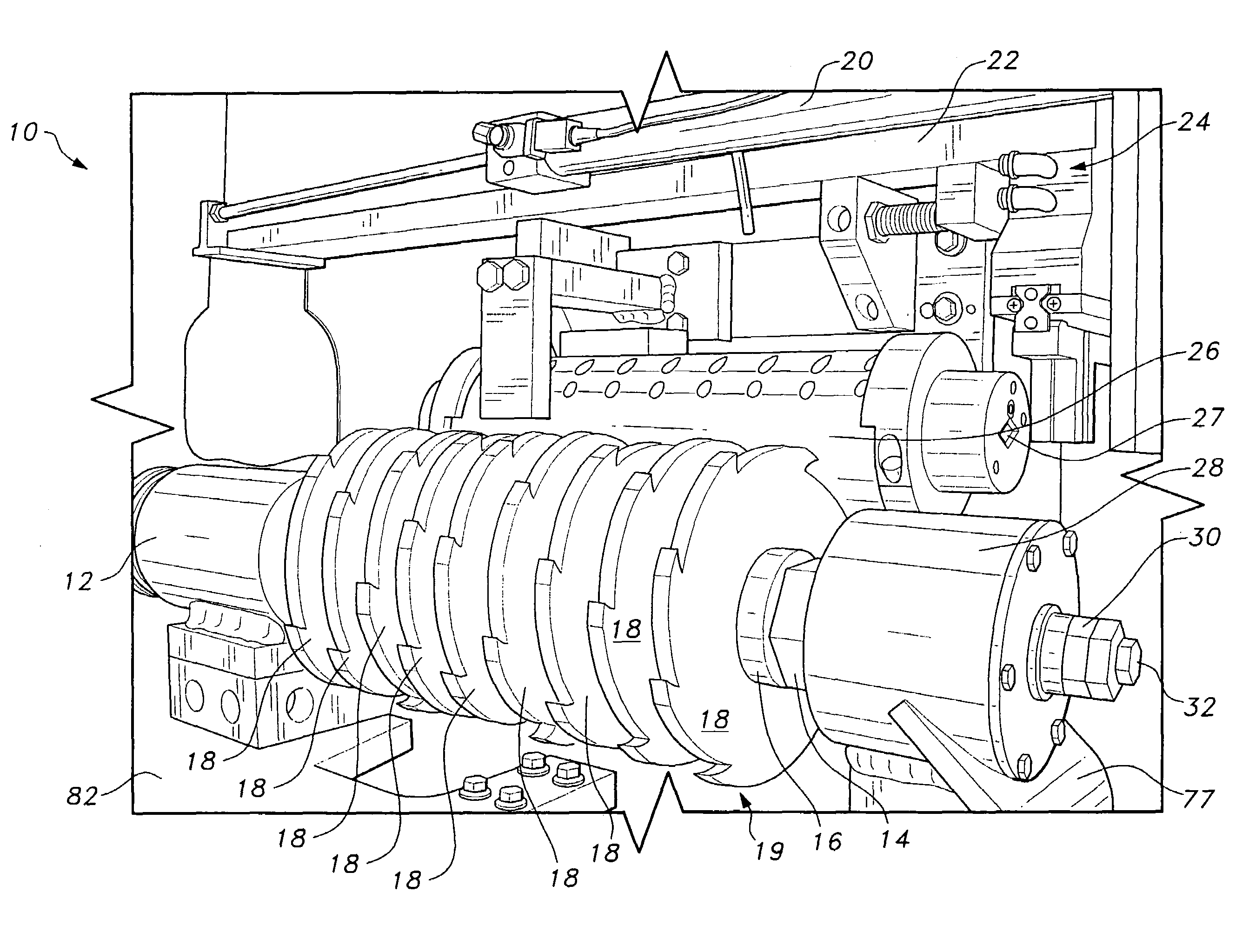 Woodworking machine for shaping molding