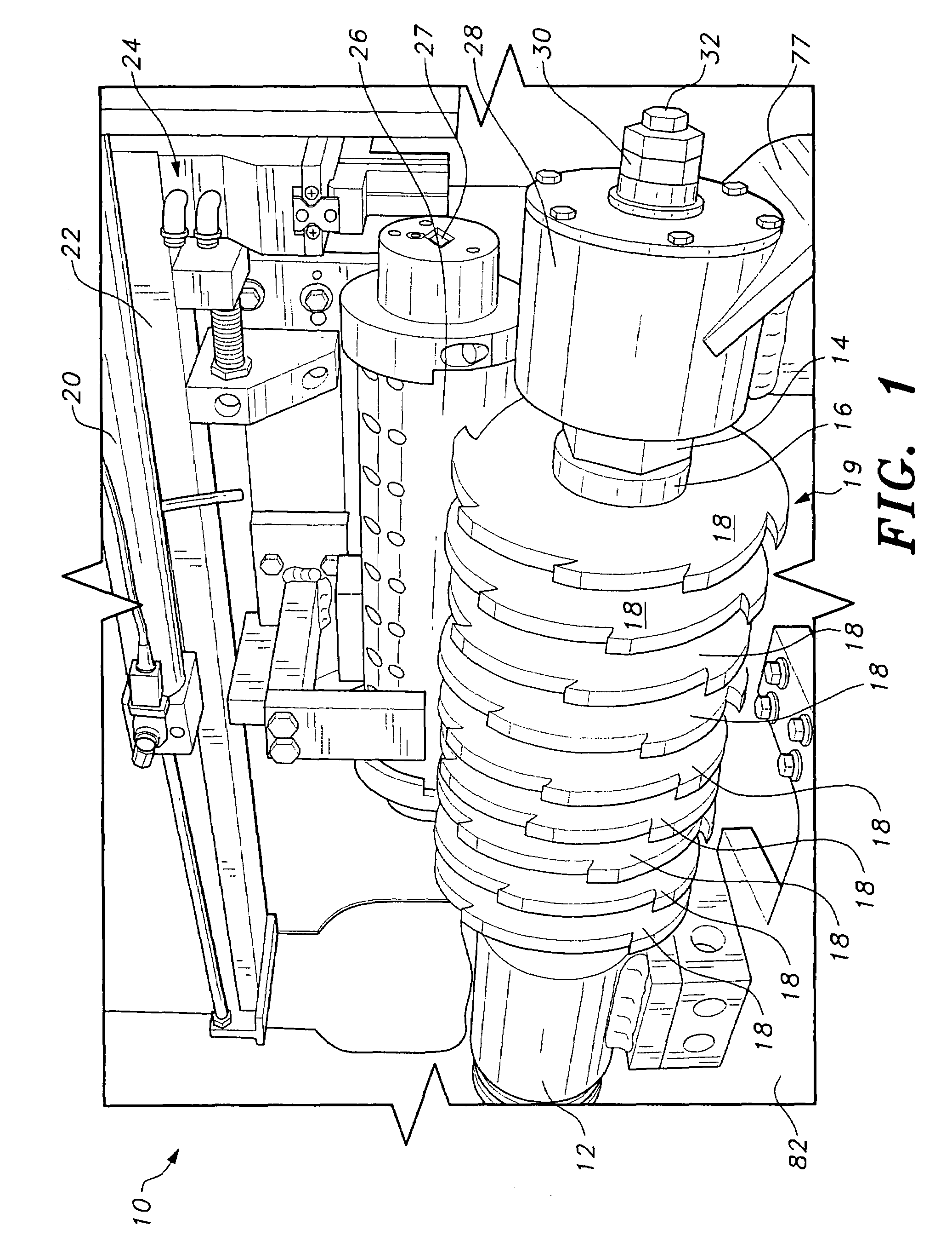 Woodworking machine for shaping molding