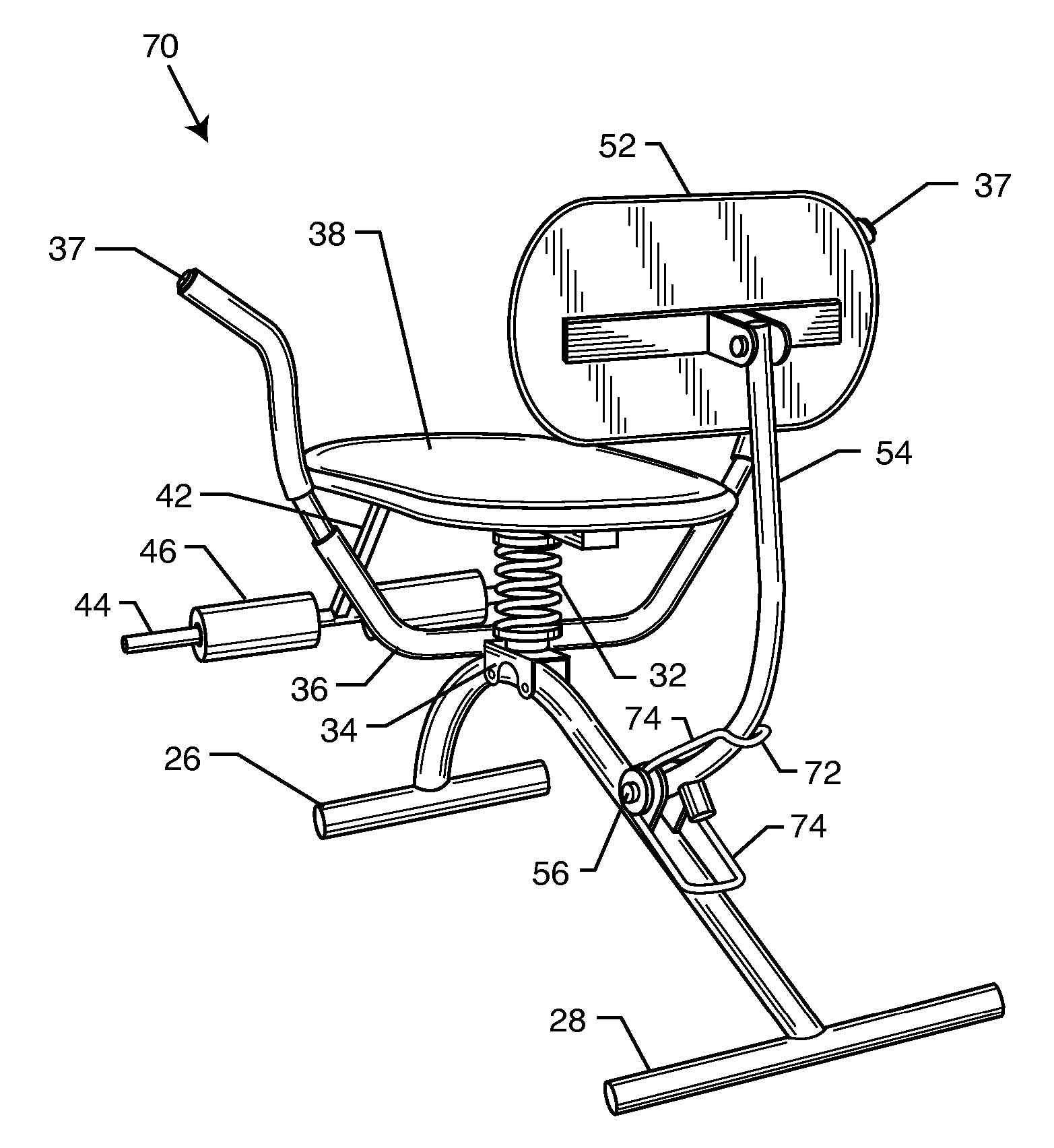 Torso exercise device