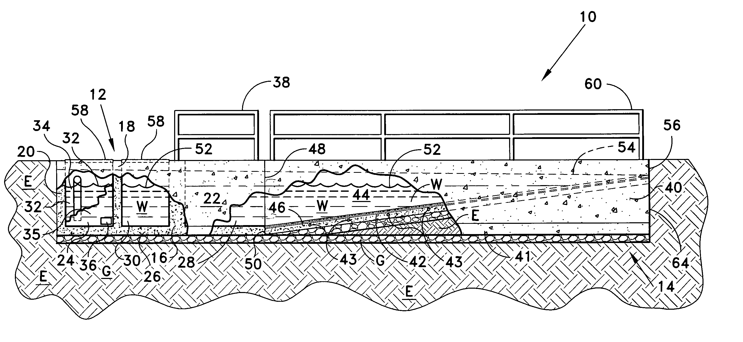 Pre-cast drive-down water separation pit system