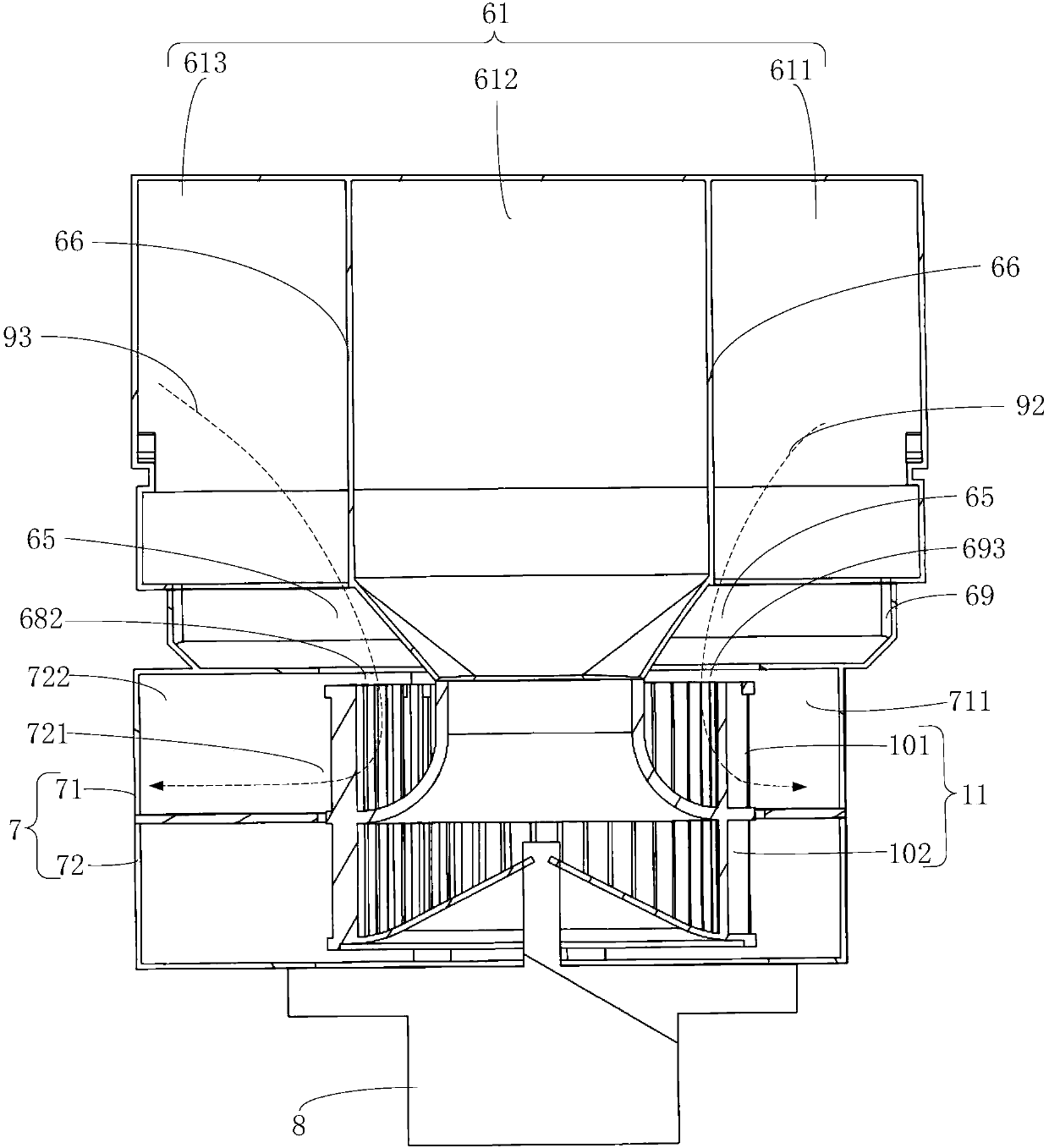 Fan and air conditioning unit