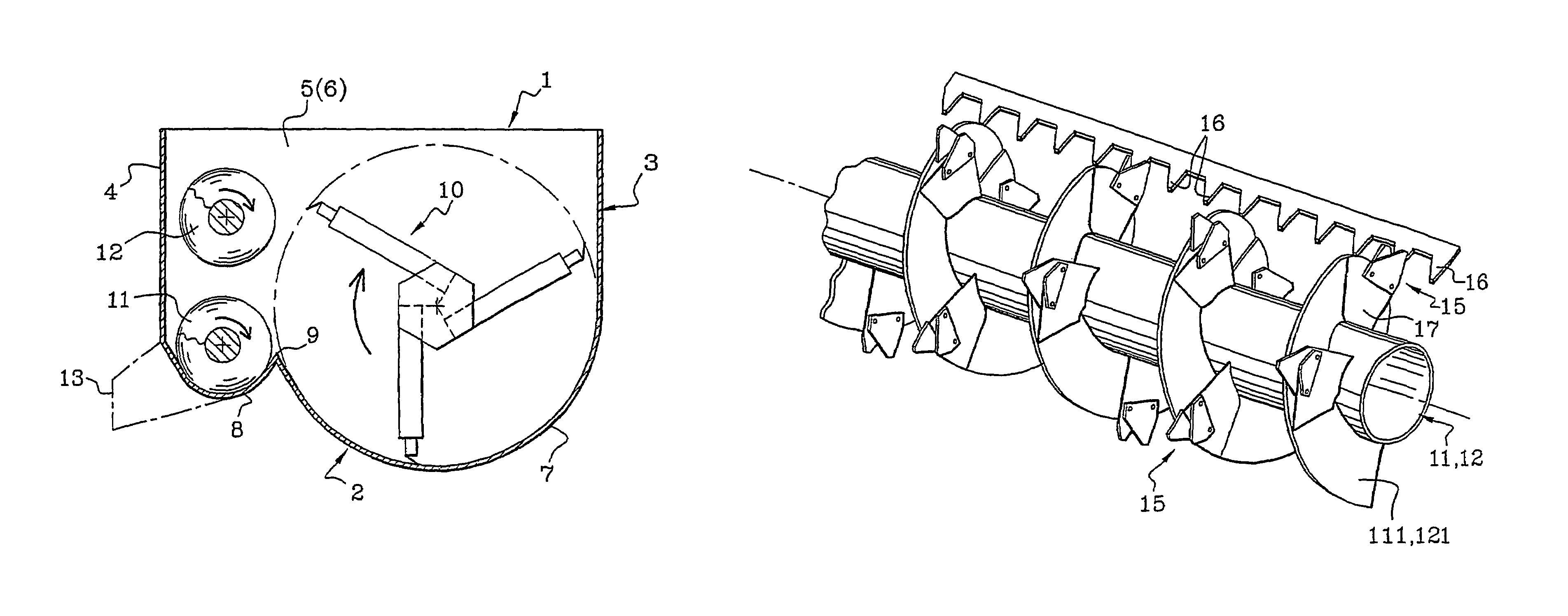 Machine for mixing and distributing products used to feed livestock