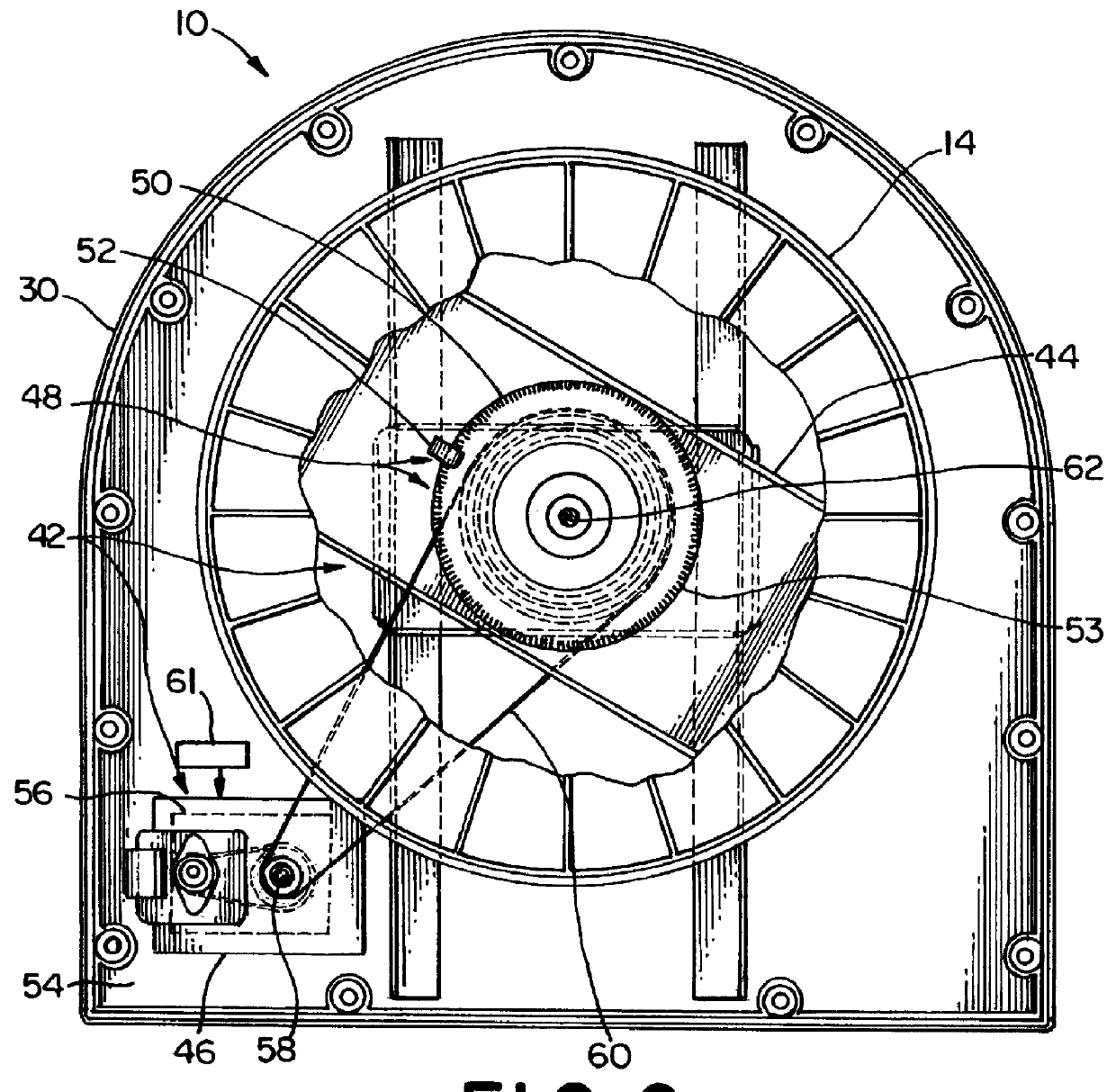 System for detecting the presence and location of at least one object in a field by using a divergent radiation source and an array of opposed plural detectors which rotate together around the field