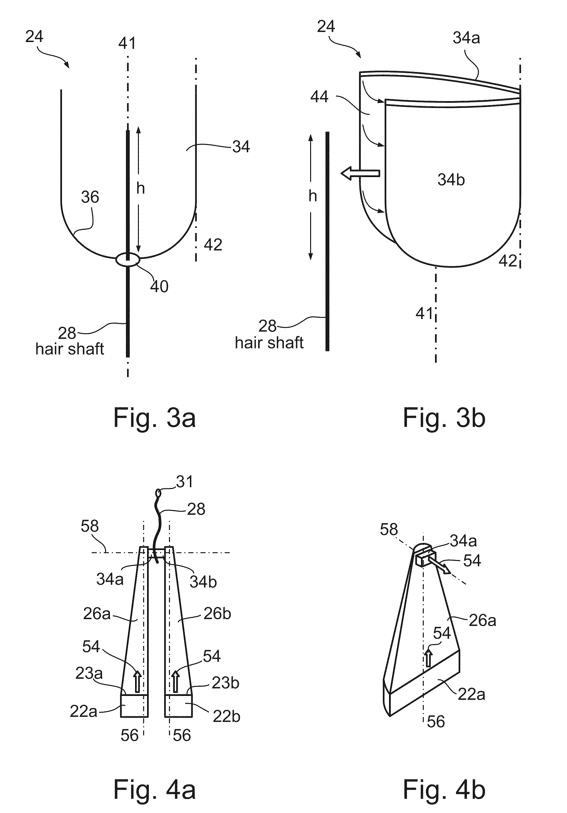 Method and device for removing hair