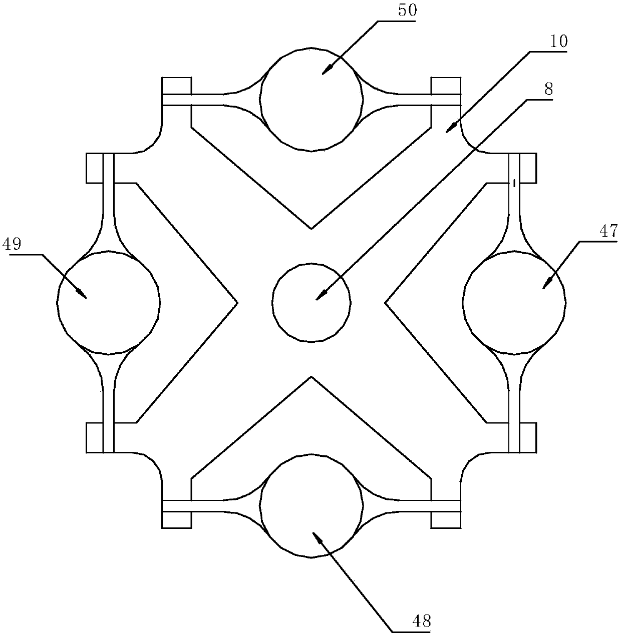 Glass profiling device and glass profiling method