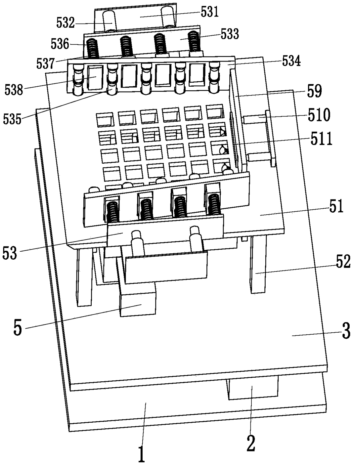 Automatic crushing and recovering equipment for concrete blocks