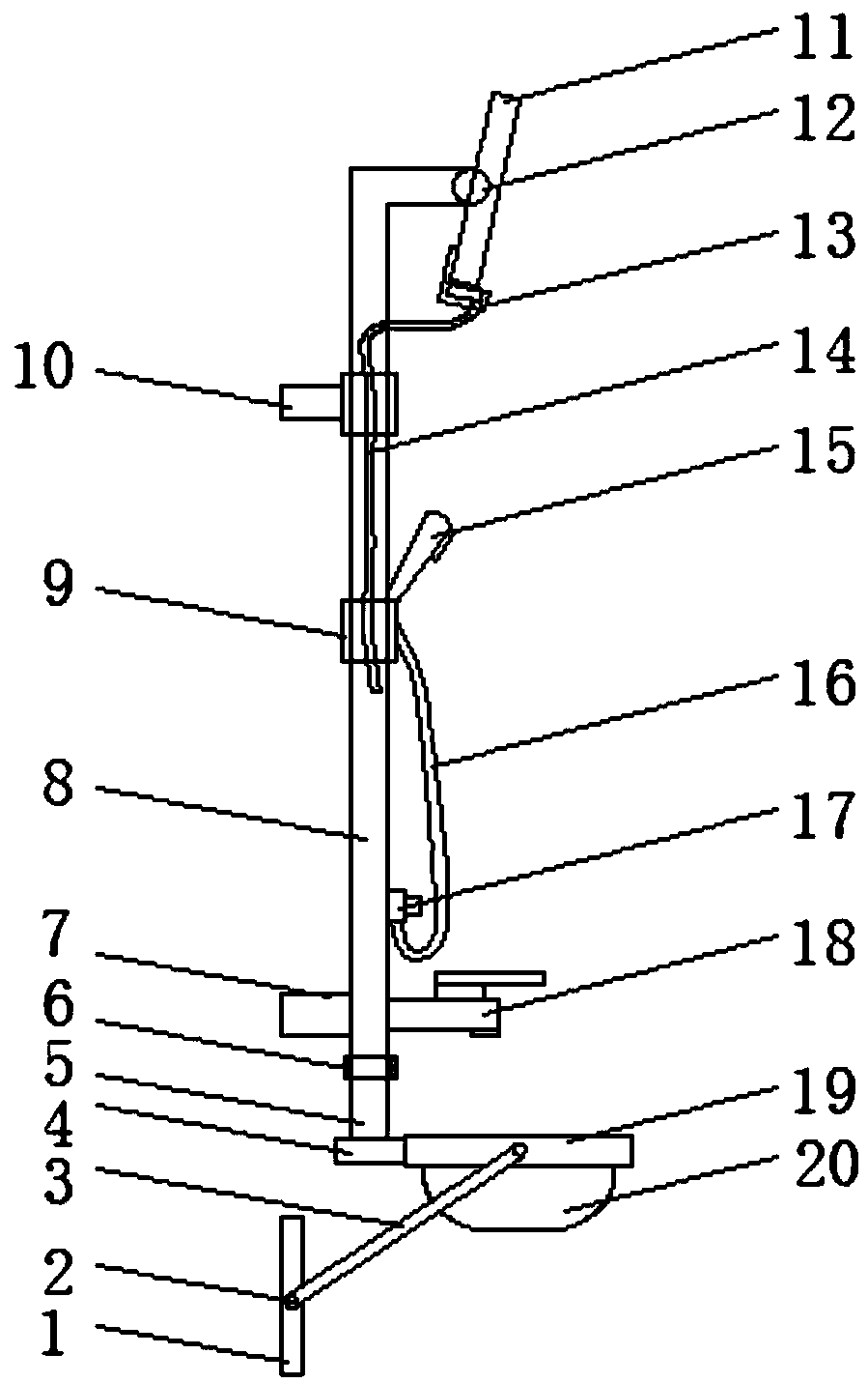 Energy-saving environment-friendly shower device