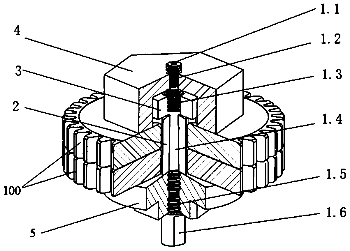 Spline tension positioning device for gear machining and detection and installation method thereof