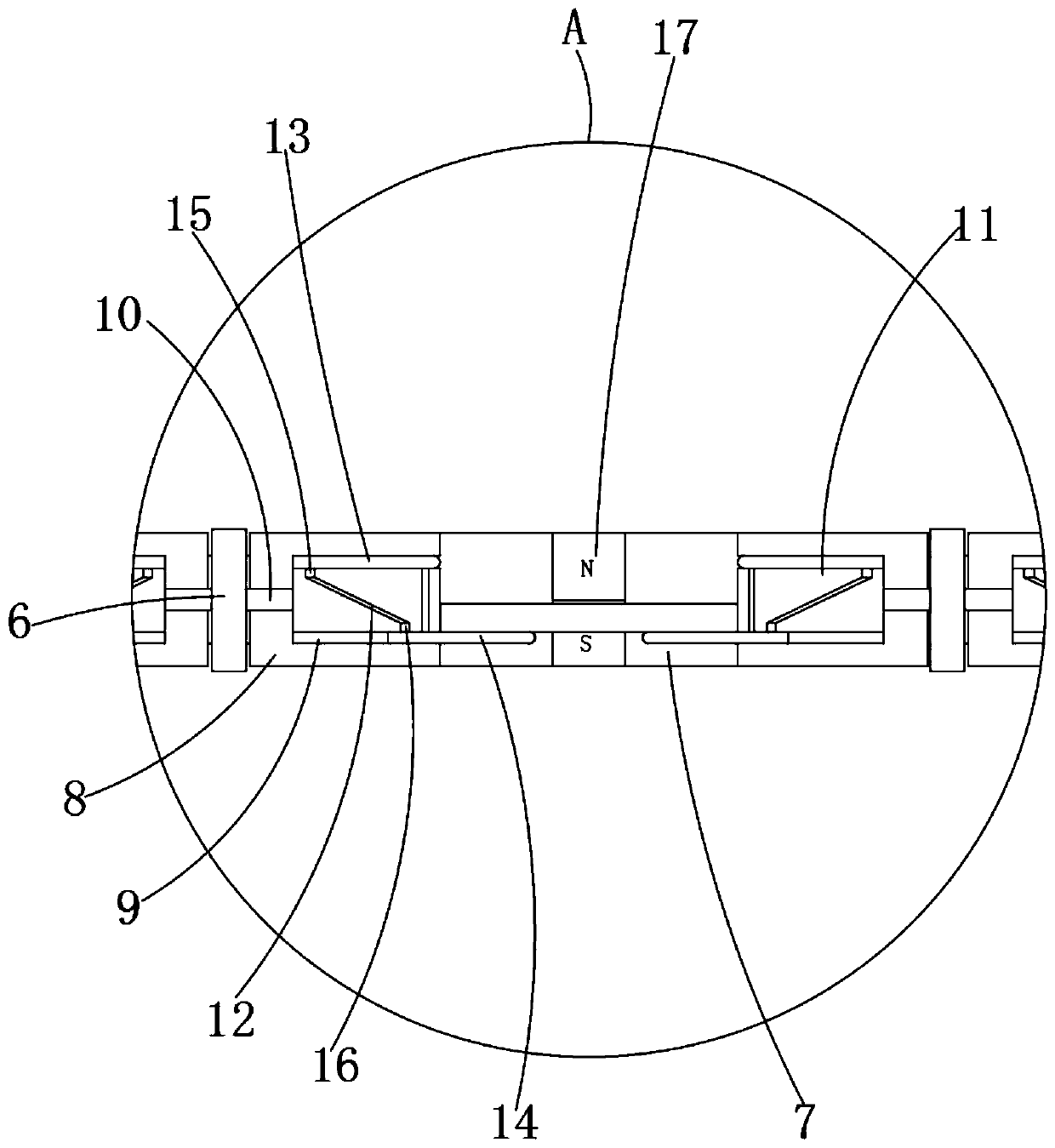 Device for coating protective material on surface of chip electronic component