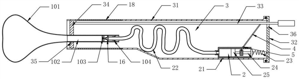 Self-release balloon dilatation uterus stent capable of automatically controlling pressure