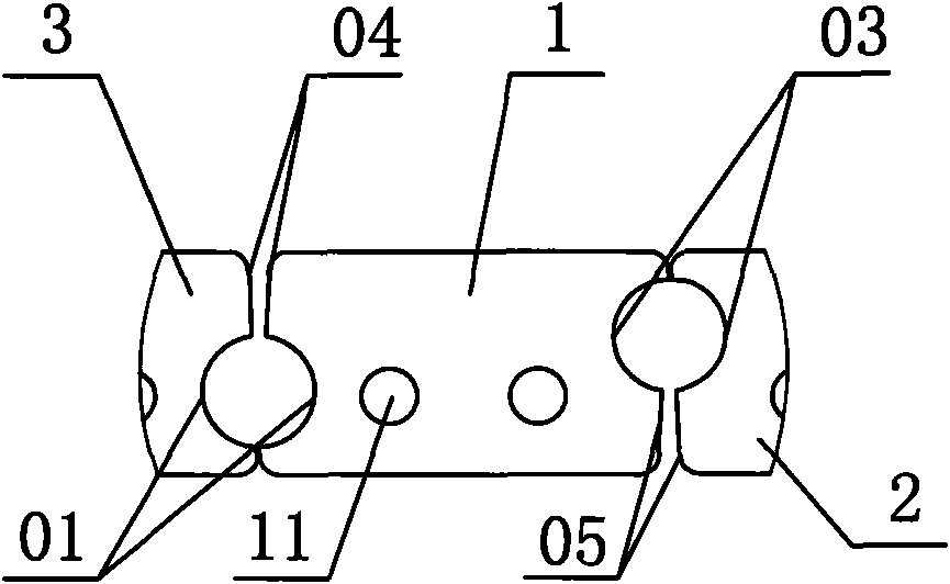 Snake bone type multi-point quick locking chain and slide rail and slide block locking structure