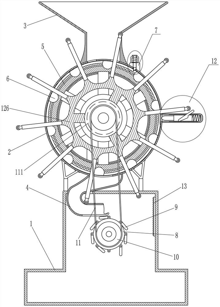 A kind of separation equipment for camellia fruit shell and nut