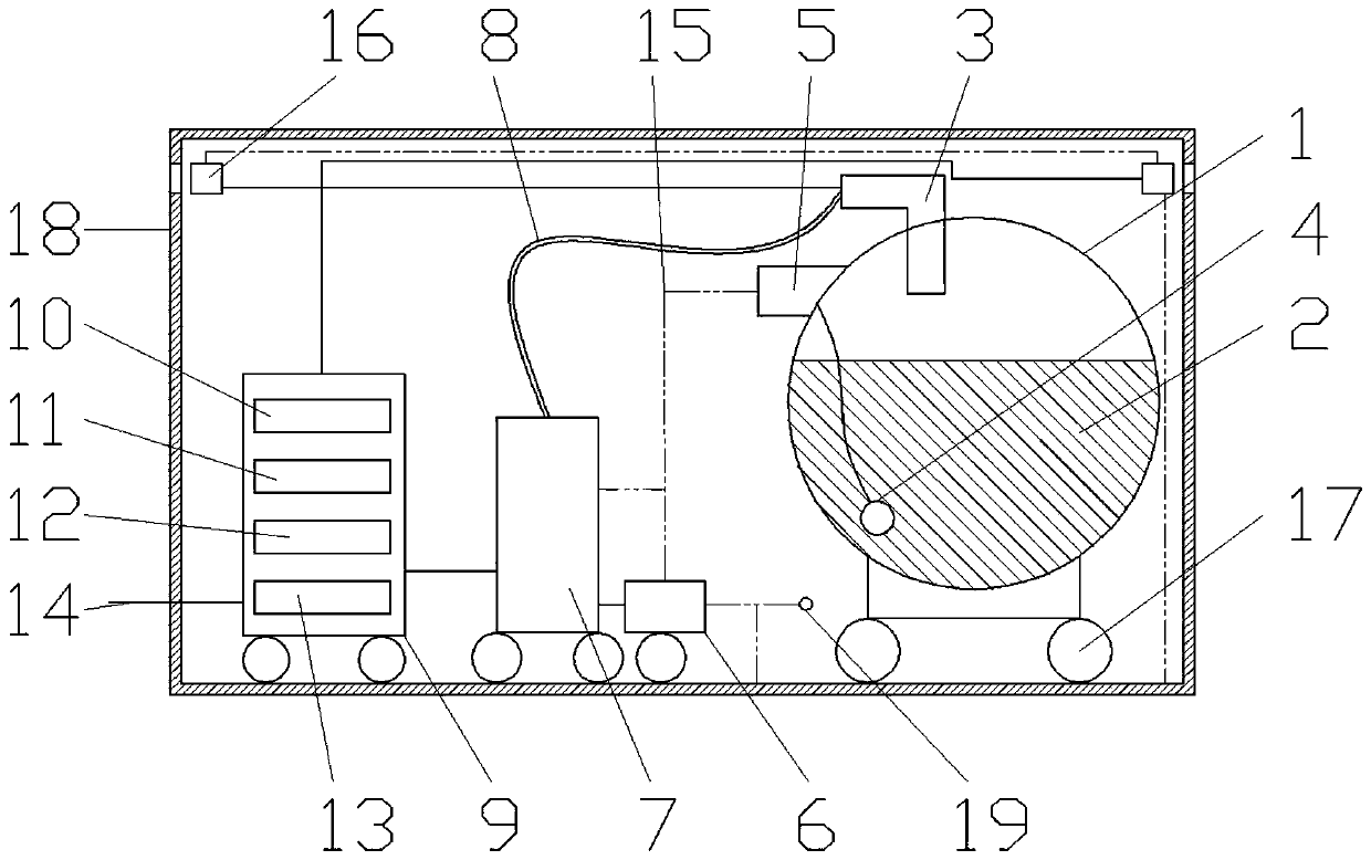 Device used for storing and transporting low-temperature device and use method