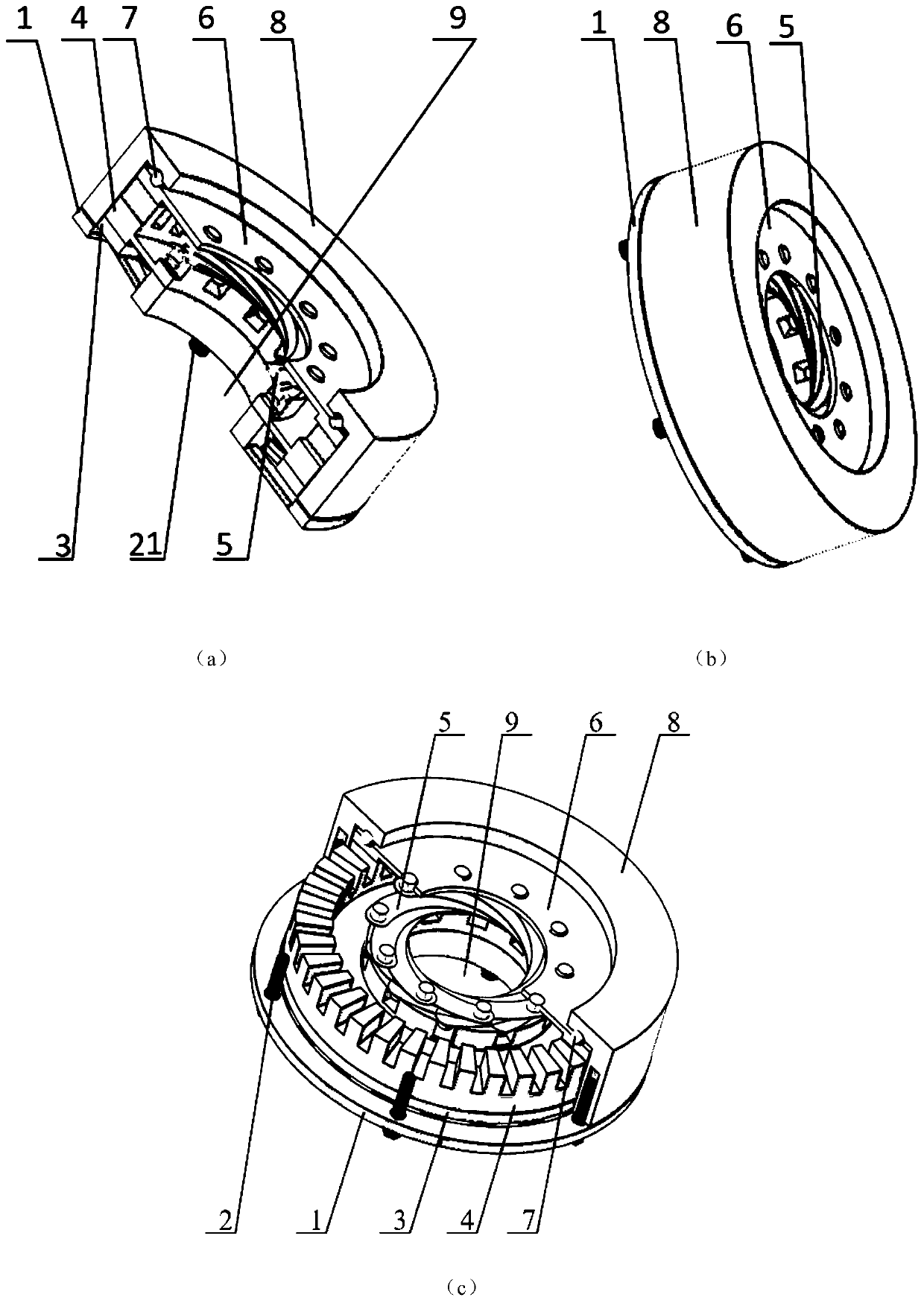 Piezoelectric actuated integral diaphragm